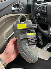 Чоловічі кросівки Adidas Forum Low Strap Cinder Grey Acid Yellow GX3657, фото 4