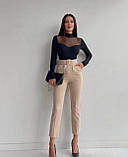 Кофта чорна з сіткою 7199, фото 4