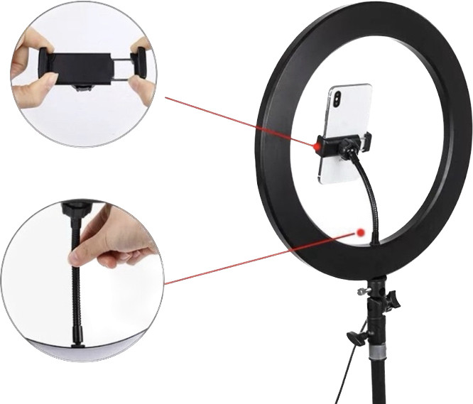 LED Ring Supplementary Lamp J 360 36 см Blawithk, фото 1