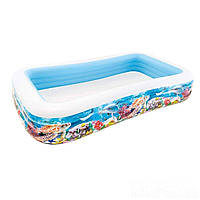 Надувний басейн Intex 58485 «Тропічний риф», 305 х 183 х 56 см