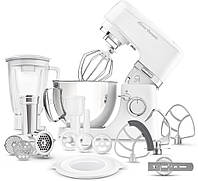Кухонная машина Sencor STM63XX, 1000Вт, чаша-металл, корпус-пластик, насадок-15, подсветка, белый (STM6350WH)