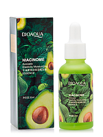 Поживна сироватка для обличчя BIOAQUA Niacinome Avocado Elasticity Moisturizing Essence з авокадо і пептидами