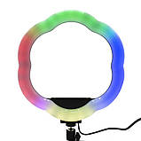 Оригінальна багатофункціональна лампа Ring RGB LC 318 чорна, фото 7