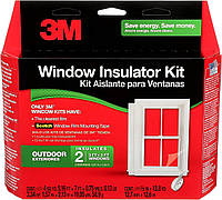 2-Windows Outdoor Insulator Kit Комплект прозрачной изоляции наружных дверей патио 3M, комплект изоляции