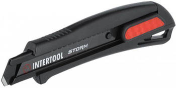 Ніж сегментний мультифункціональний 18 мм STORM INTERTOOL HT-0537