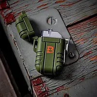 Тактическая плазменная зажигалка Badger Outdoor (водостойкая электроимпульсная Usb-зажигалка)