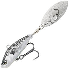 Тейл-спинер Savage Gear 3D Sticklebait Tailspin 65mm 9.0g Black Silver