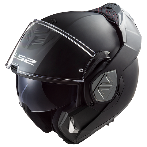 Мотошолом модуляр LS2 FF906 Advant Solid Gloss Black + Pinlock, фото 1