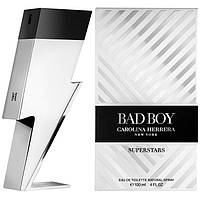 Оригинальные мужские духи Carolina Herrera Bad Boy Superstars (Каролина Эррера Бед Бой Суперстар) 100 мл,