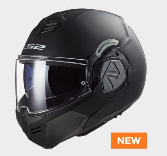 Мотошолом модуляр LS2 FF906 Advant Solid Matt Black + Pinlock