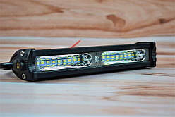 Фара LED прямокутна 20W (плоска) (20 діодів) (chip COB-D1) (18.5 см х 5см х 3 см)
