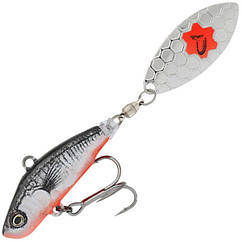 Тейл-спинер Savage Gear 3D Sticklebait Tailspin 65mm 9.0g Sinking Black Red