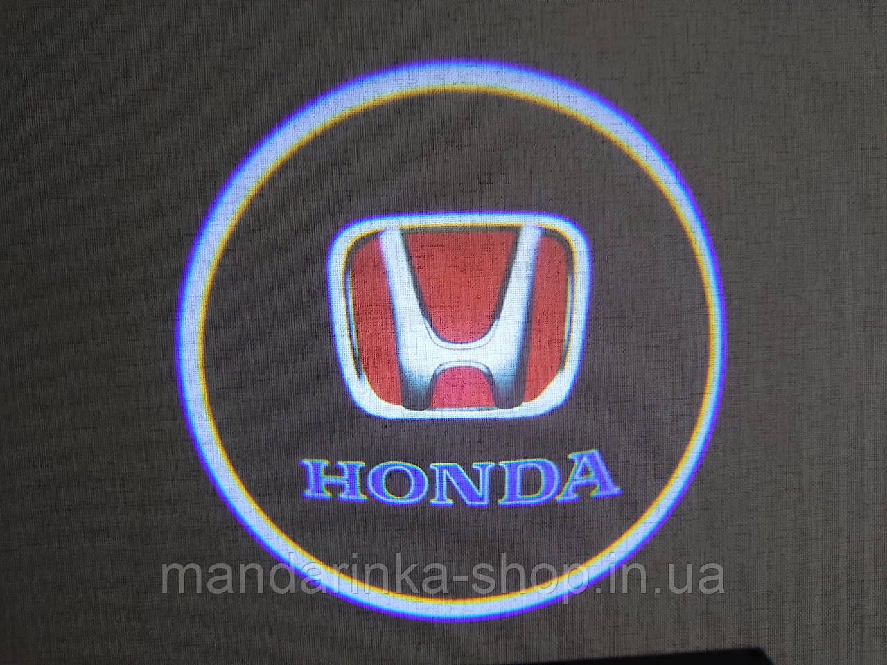 Лазерне підсвічування на дверях автомобіля з логотипом Honda