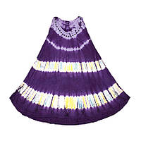Плаття Літнє Karma Віскоза Вишивка Вільний розмір Фіолетовий (24384)
