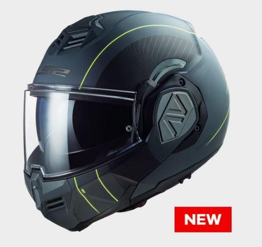 Мотошолом модуляр LS2 FF906 Advant Cooper Matt Titanium Black + Pinlock