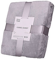 Плед Ardesto Flannel, 200х220см, серый, 100% полиэстер (ART0204SB)