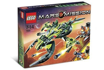 Конструктор Лего LEGO Mars Mission ETX Alien Mothership Assault
