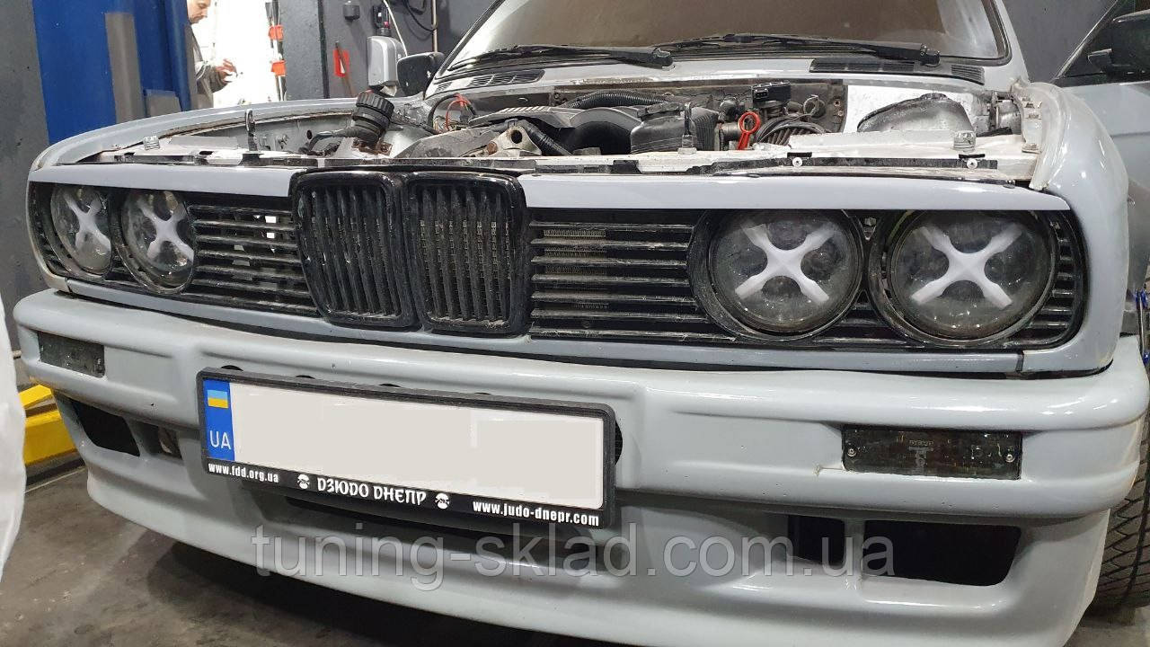 Накладки на фары Bmw 3 E30 реснички комплект 2шт - фото 7 - id-p1796458523