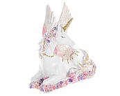 Фігурка скарбничка декоративна Lefard Єдиноріг 17,5x12,5x16,5см (192-052)