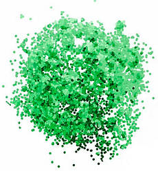 Конфетті лусочки, вага – 50 г, розмір – 3 мм, колір – зелений