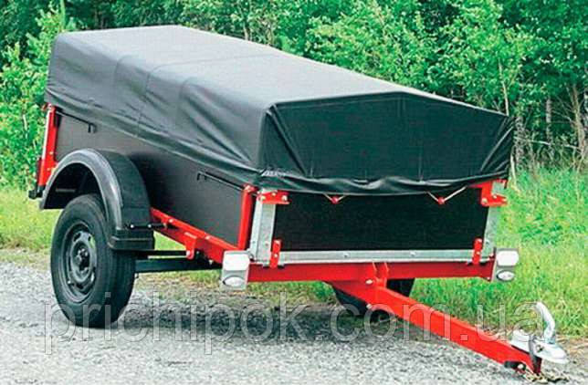 Тент ПВх для легкового причепа за вашими розмірами., фото 1