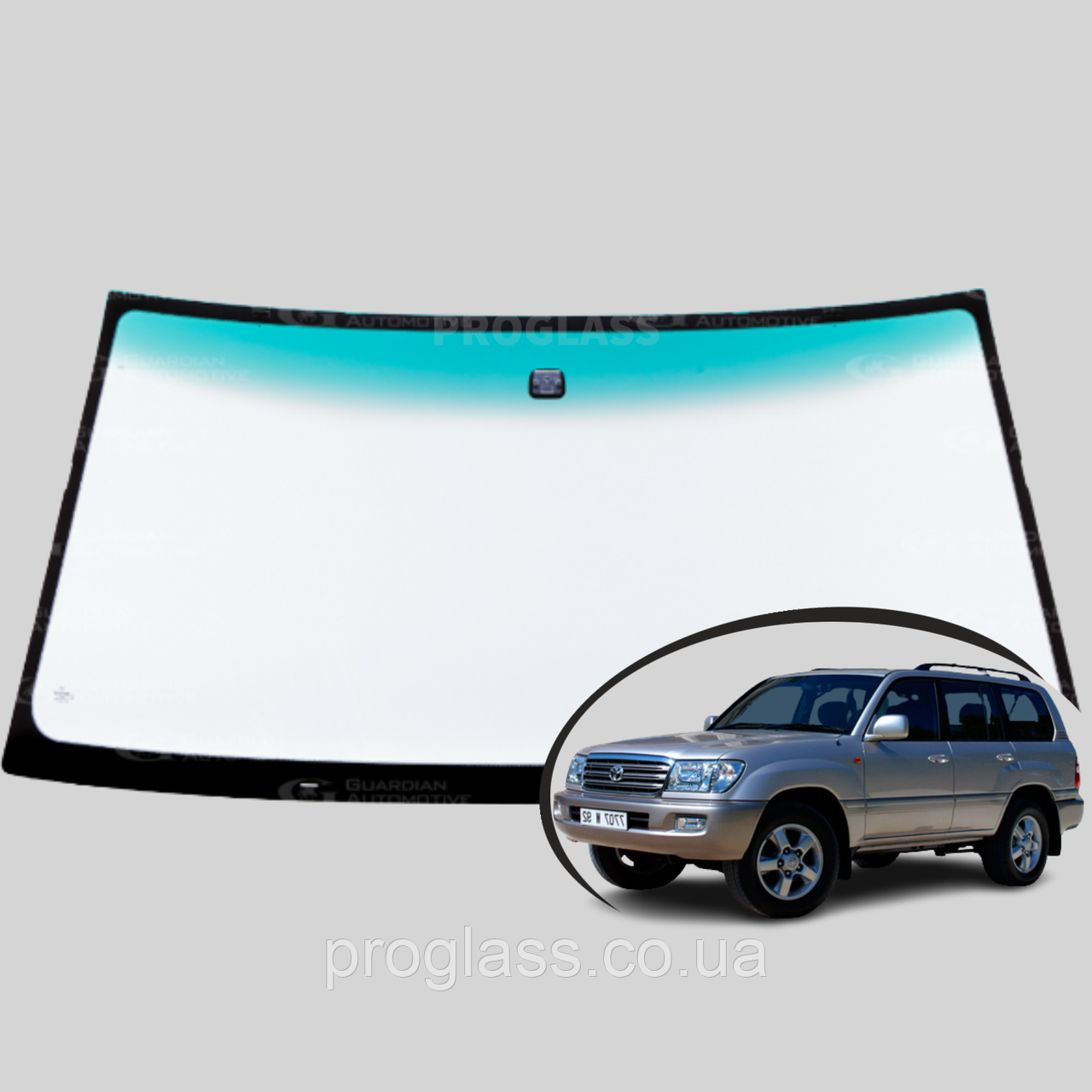 Лобовое стекло Toyota Land Cruiser J100 (1998-2007)/Lexus LX470 (1998 ...