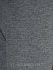 L (48). Сірі утеплені чоловічі спортивні штани на манжеті, трикотаж лакоста з начосом, фото 5