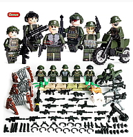 LEGO фигурки военных (солдаты лего с оружием)