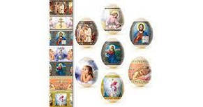 Термоетикетка стрічка на великодні яйця "Християнські Ікони", фото 4