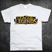 Футболка Fruit of the Loom Логотип Лига Легенд Logo League of Legends Белый XL (619634)