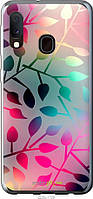Пластиковый чехол Endorphone Samsung Galaxy A20e A202F Листья Multicolor (2235t-1709-26985)