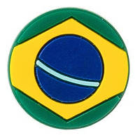 Джибитсы «Флаг Бразилии» круглый 1 шт.