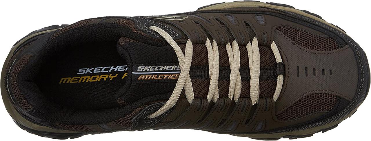 Мужские кроссовки Skechers на шнуровке из пены с эффектом памяти Afterburn - фото 5 - id-p1796506648
