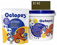 Двухкомпонентная эпоксидная затирка Octopus Zatirka цвет оливковый 8145 1,25 кг