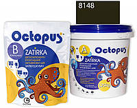 Двухкомпонентная эпоксидная затирка Octopus Zatirka цвет оливковый 8148 1,25 кг