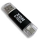 Флеш-накопичувач XON FlashDrive DuoConnect 256GB (USB 2.0 + USB Type-C) Чорний (FX2DX256MB 4074), фото 5