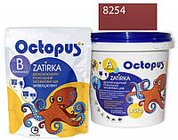 Двухкомпонентная эпоксидная затирка Octopus Zatirka цвет розово-кораловый 8254 1,25 кг