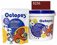 Двухкомпонентная эпоксидная затирка Octopus Zatirka цвет красный 8256 1,25 кг