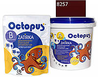 Двухкомпонентная эпоксидная затирка Octopus Zatirka цвет красный 8257 1,25 кг