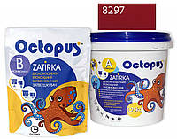 Двухкомпонентная эпоксидная затирка Octopus Zatirka цвет розово малиновый 8297 1,25 кг