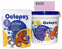 Двухкомпонентная эпоксидная затирка Octopus Zatirka цвет розовый 8300 1,25 кг