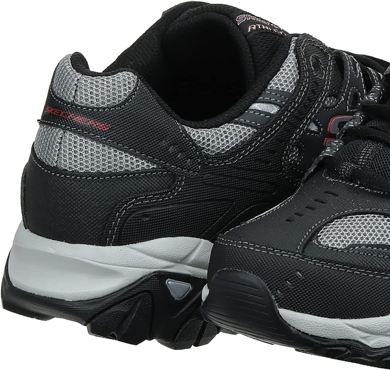 Мужские кроссовки Skechers на шнуровке из пены с эффектом памяти Afterburn - фото 8 - id-p1796506671