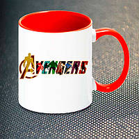 Чашка Fan Girl Avengers Logo (1059) 330 мл Красный