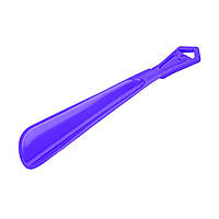 Рожок лопатка ложка для обуви пластиковая 16 см Фиолетовый