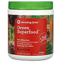 Amazing Grass, Green Superfood, ягоды, 240 г (8,5 унции) в Украине