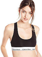 X-Large Black Современный женский беспроводной бюстгальтер Calvin Klein без подкладки без подкладки
