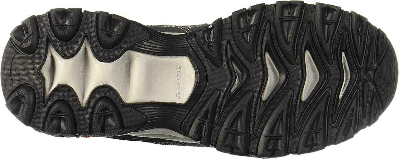 12 Wide Charcoal Мужские кроссовки Skechers на шнуровке из пены с эффектом памяти Afterburn - фото 4 - id-p1796506819