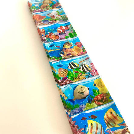 Термоетикетка стрічка на великодні яйця "Морський світ", фото 2