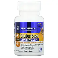 Enzymedica, GlutenEase, добавка для переваривания глютена с повышенной силой действия, 30 капсул Днепр
