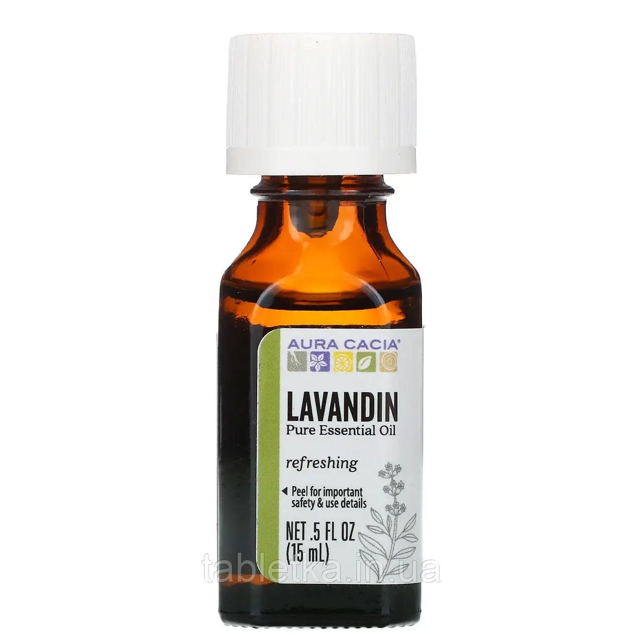 Aura Cacia, чиста ефірна олія, лавандин, 15 мл (0,5 рідк. унції)